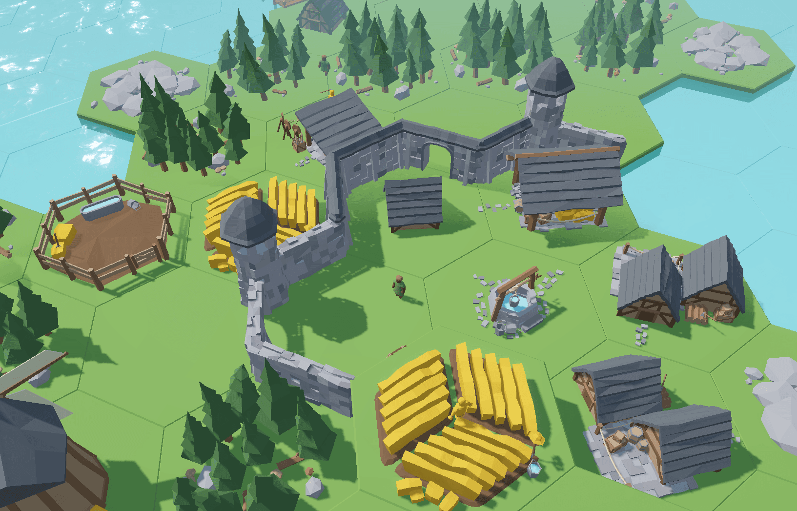 A Unity based slow-paced RTS game